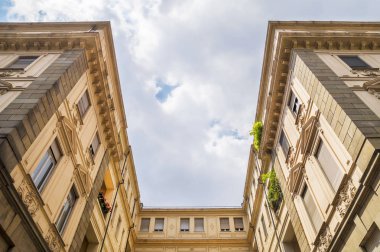 Torino, İtalya'da mimarlık binası yakından