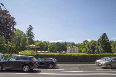 Cenevre, İsviçre - 26 Haziran 2015. Botanik Bahçesi Cenevre,İsviçre