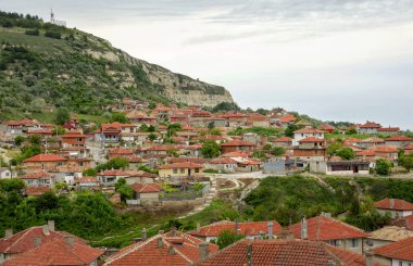Balchik view, small town on the Black Sea coast and famous seaside resort, Bulgaria clipart