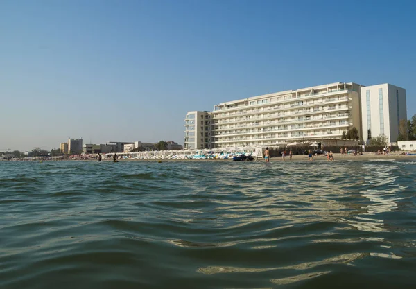 Mamaia Constanta County Romania September 2015 Laut Hitam Dan Mamaia — Stok Foto