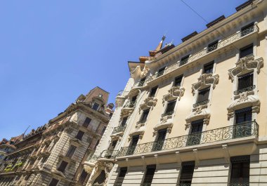 İsviçre 'nin Cenevre şehrinde bir mimari. 