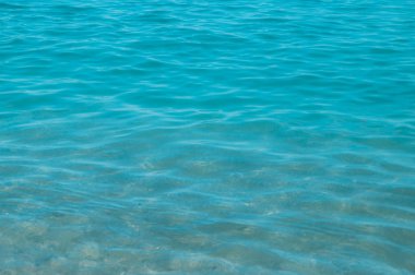 Su arka planı. Akdeniz. 