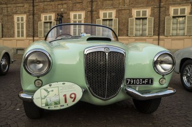 Torino, İtalya - 26 Haziran 2015. Valentino Park'ta bir yaz akşamı 