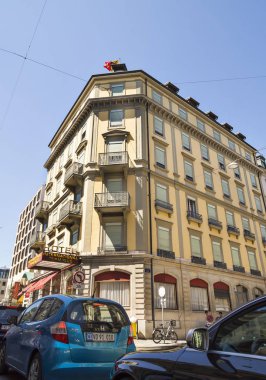 İsviçre 'nin Cenevre şehrinde bir mimari. 