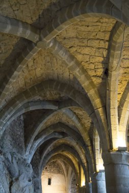 İsviçre 'nin Montreux kentindeki Chillon Kalesi zindanında. 