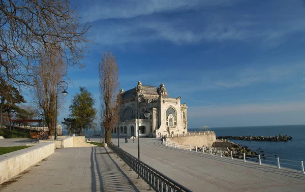 Altes Casino Constanta Rumänien Der Promenade Der Schwarzen Meerküste Einem — Stockfoto