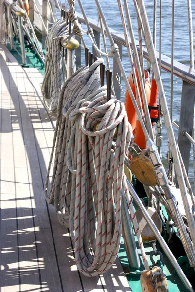 Porto Constanta Roménia Maio 2014 Brice Mircea Navio Escolar Marinha — Fotografia de Stock