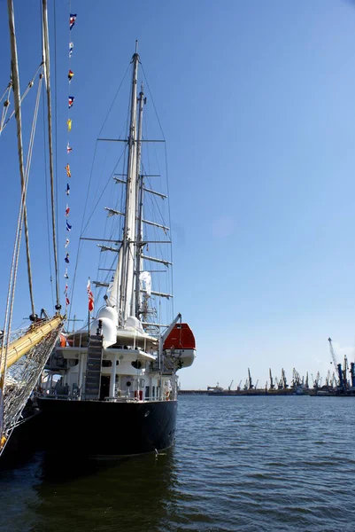 Porto Constanta Roménia Maio 2014 Brice Mircea Navio Escolar Marinha — Fotografia de Stock