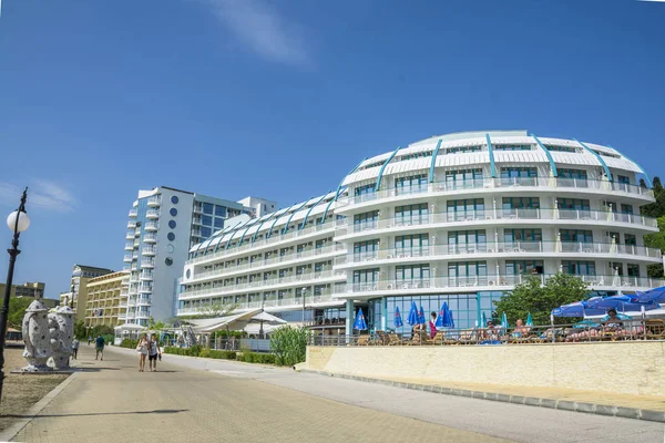 Golden Sands Varna Bulgaria May 2016 Beautiful Seafront Popular Summer — стоковое фото