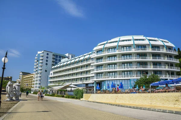 Golden Sands Varna Bulgaria May 2016 Beautiful Seafront Popular Summer — стоковое фото