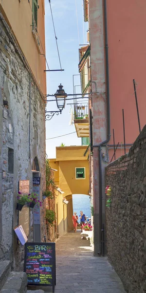 Corniglia Cinque Terre Itália Junho 2015 Vila Corniglia Região Cinque — Fotografia de Stock