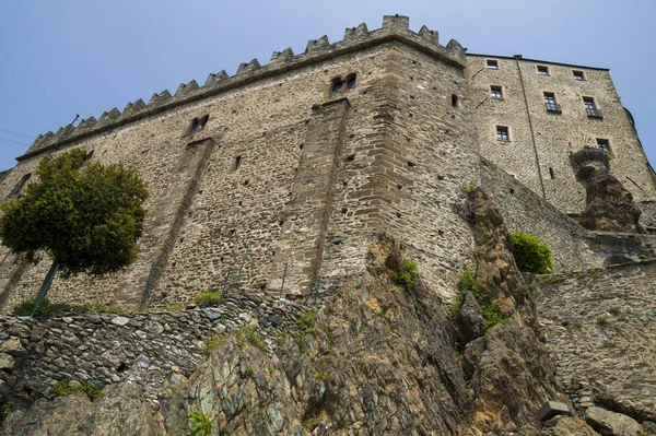 Sacra San Michele Veya Saint Michael Abbey Piyemonte Kuzey Talya — Stok fotoğraf