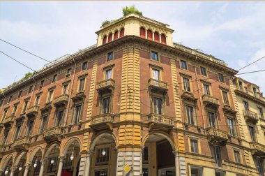 Torino, İtalya - 29 Haziran 2015. Via S. Francesco d'Assisi torino şehir Regus Torino Şehir merkezi ile , İtalya. 