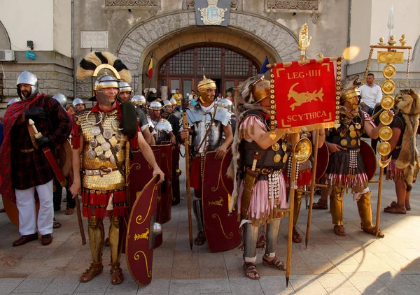 Constanta Rumunia Sierpnia 2015 Coroczne Antique Festival Tomis Starym Mieście — Zdjęcie stockowe