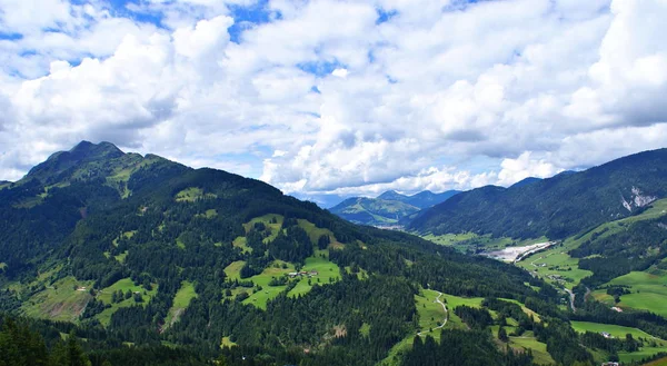 Alpi Montagne Viste Leogang Park Adventure Austria — Foto Stock