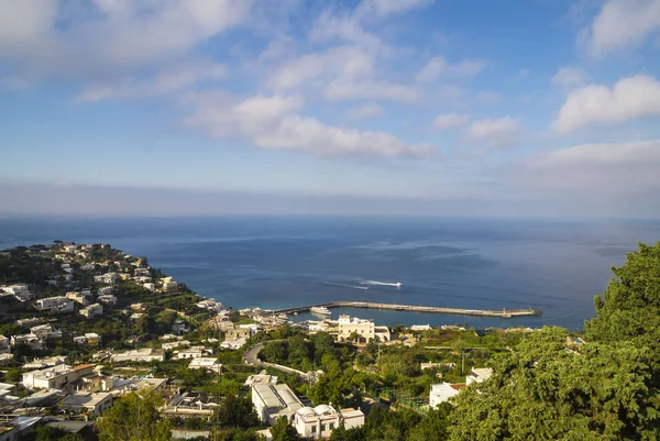 Côte Capri Par Une Journée Ensoleillée Automne — Photo