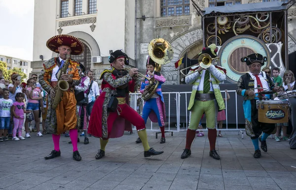 Constanta Rumunia September3 2017 Caramantran Francji International Street Festival Art — Zdjęcie stockowe