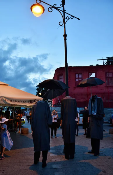 Constanta Rumunia September3 2017 Caramantran Francji International Street Festival Art — Zdjęcie stockowe