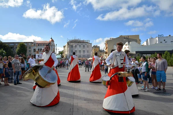 Constanta Roménia Setembro 2017 Ulik Snob Cie France International Street — Fotografia de Stock