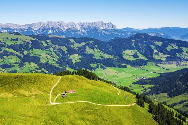 Vackra Brixen Valley Och Kitzbuhel Alperna Tyrolen Österrike — Stockfoto