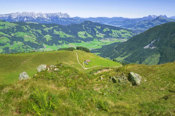 Gyönyörű Brixen Valley Kitzbuhel Alpok Tirol Ausztria — Stock Fotó