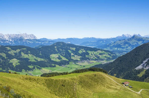 Schönes Brixental Und Kitzbüheler Alpen Tirol Österreich — Stockfoto