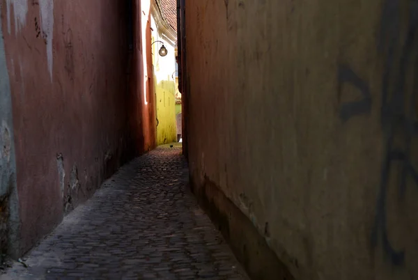 Brasov Rumänien Mai 2018 Seilstraße Einzigartige Atmosphäre Und Erstaunliche Alte — Stockfoto