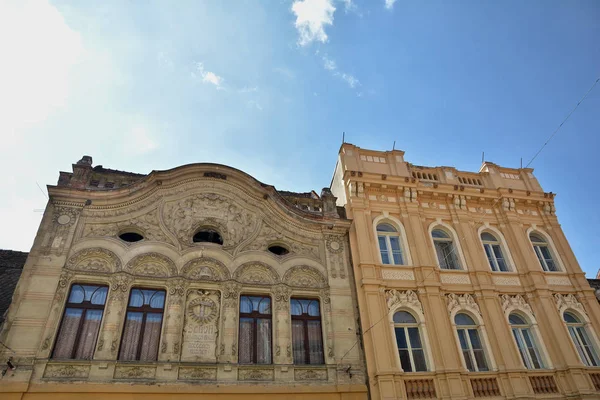 Αρχιτεκτονική Κτιρίων Στο Μπρασόφ Ρουμανία — Φωτογραφία Αρχείου