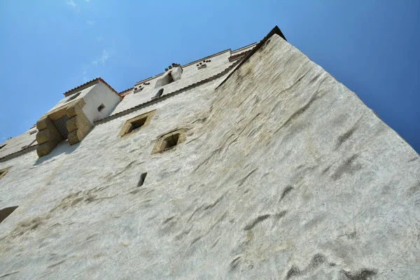 Брасов Румыния Май 2018 Года Белая Башня После Стены Средневековые — стоковое фото