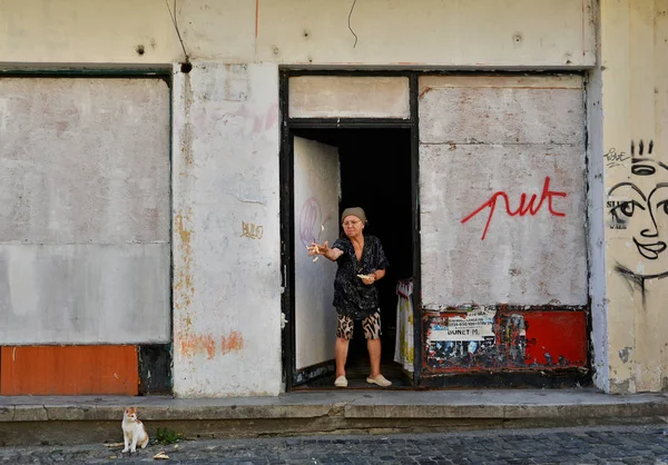 Bukarest Rumänien April 2018 Lebensstil Auf Den Straßen Von Bukarest — Stockfoto