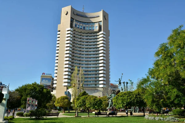 Bucharest Rumania Septiembre 2017 Hotel Intercontinental Más Alto Bucuresti Rumania — Foto de Stock