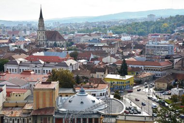 Cluj Napoca, Cetatuie görünümünden bir sonbahar gününde
