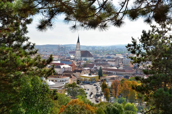 Cluj Napoca View Cetatuie Autumn Day — Stock Photo, Image
