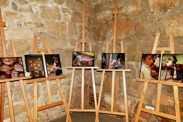 Cluj Napoca Romania Октября 2016 Traditional Evening Sitting People Making — стоковое фото