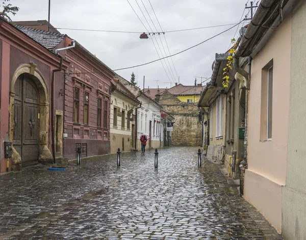 Cluj Transylvania Romania Octubre 2016 Inocentiu Micu Klein Street Ciudad — Foto de Stock