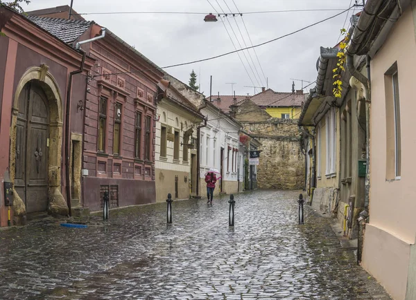 Cluj Transsilvanien Rumänien Oktober 2016 Inocentiu Micu Klein Street Der — Stockfoto