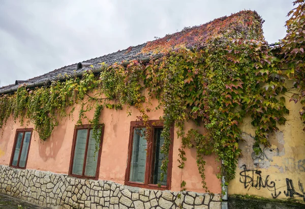 Fästning Gata Den Gamla Staden Cluj Rumänien — Stockfoto