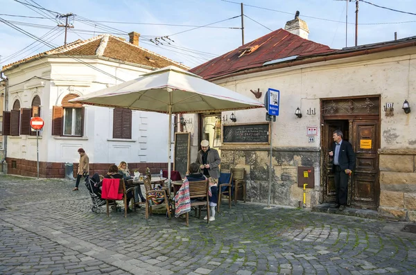 Cluj Transilvania Romania Октября 2016 Года Улица Потаисса Старом Городе — стоковое фото