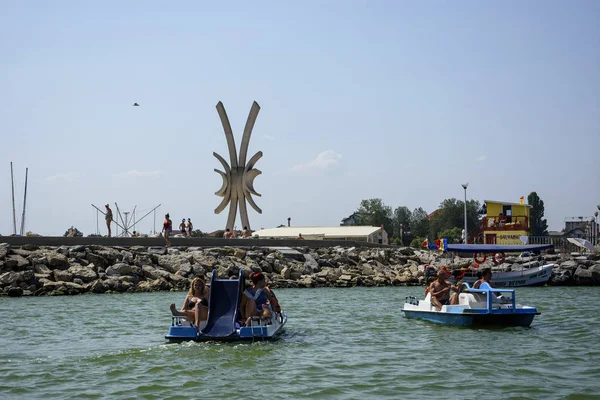Costinesti Rumänien August 2018 Sommerunterhaltung Schwarzen Meer Resort Costinesti Rumänien — Stockfoto