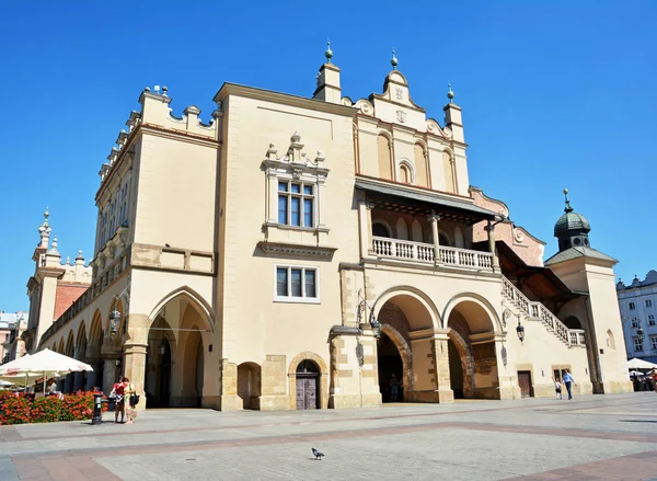 Krakow Poland September 2016 Rynek Glowny Main Market Square Old — Stock Photo, Image