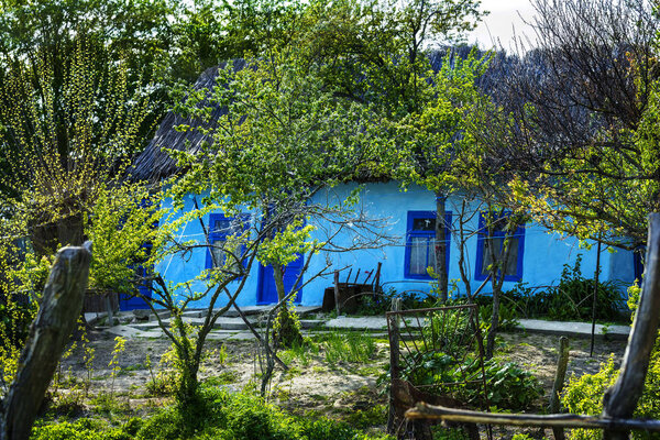 Abandoned house in fishing village Mila 23, Danube delta, Romania