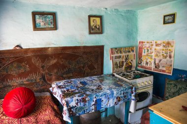 Eski Romen evinin içi