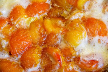 Yemek kayısı ve şeftali reçeli 