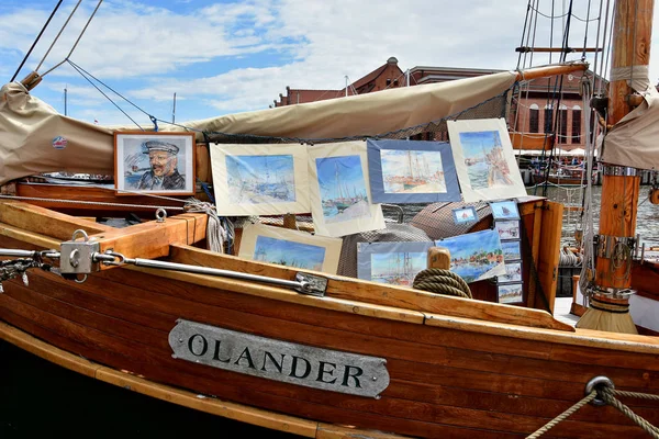 Gdansk Poland July 2018 Sailing Ships Parade Motlawa River 22Nd — Stock Photo, Image