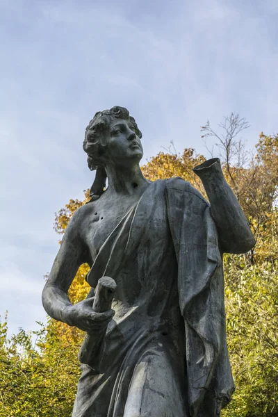 Estatua Jardín Botánico Cluj Napoca Transilvania Rumania — Foto de Stock