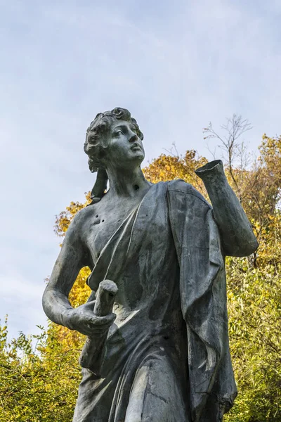 Statue Dans Jardin Botanique Cluj Napoca Transylvanie Roumanie — Photo