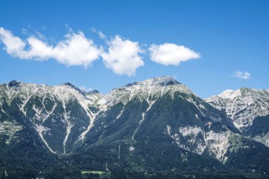 Güzel Brixen Vadisi ve Kitzbuhel Alpleri, Tirol, Avusturya