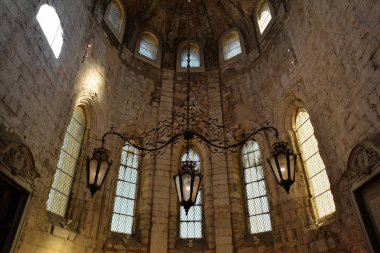Lizbon ,Portekiz - 30 Ekim 2018. Carmo Kilisesi içinde, Lizbon, Portekiz inanılmaz turistler cazibe. 