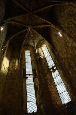 Lizbon ,Portekiz - 30 Ekim 2018. Carmo Kilisesi içinde, Lizbon, Portekiz inanılmaz turistler cazibe. 