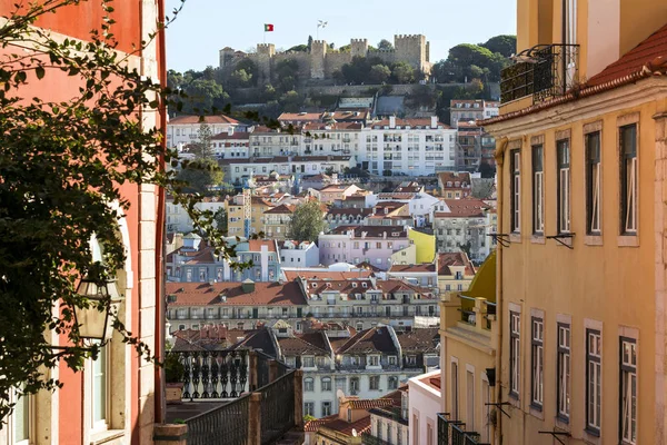 Edificio Achitecture Casco Antiguo Lisboa Portugal — Foto de Stock